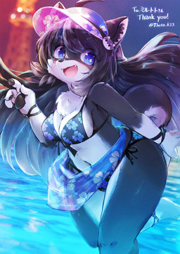 Rating: s
ID: 4577162
Date: 2024-02-04 02:49:27 -0500
Status: active
Score: 54
3_fingers anthro artist_name bikini biped black_body black_fur black_hair blue_eyes bracelet breasts canid canine canis clothing commissioner_name countershade_fur countershading curled_tail cute_fangs detailed_background domestic_dog english_text fangs female female_anthro fingers floral_print fur hair hi_res inner_ear_fluff jewelry kemono leg_markings long_hair mammal markings navel neck_tuft night open_mouth outside sash sky socks_(marking) solo standing string_bikini swimwear tail teeth text theta_k23 thick_thighs tokyo_tower tongue translucent translucent_clothing tuft two-piece_swimsuit visor water white_body white_fur wide_hips post #4577162