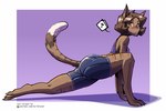 Rating: s
ID: 3725198
Date: 2022-12-01 16:57:33 -0500
Status: active
Score: 26
2022 3:2 anthro brown_body brown_fur brown_hair butt butt_focus clothing crop_top ear_piercing ear_ring felid feline female fur hair looking_at_viewer mammal piercing question_mark ring_piercing shirt short_hair simple_background solo speech_bubble stretching tail-blazer text topwear url yoga yoga_shorts post #3725198