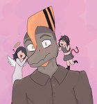 Rating: s
ID: 5551843
Date: 2025-05-05 22:34:13 -0400
Status: pending
Score: 2
anon_(snoot_game) anthro ashtober biped blush bodily_fluids bottomwear brown_body brown_clothing brown_hair brown_scales brown_shirt brown_topwear bust_portrait cavemanon_studios clothed clothed_anthro clothed_female clothed_human clothed_male clothing collared_shirt crop_top crossgender dress feathered_wings feathers female front_view goodbye_volcano_high grey_clothing grey_crop_top grey_shirt grey_topwear group hair halo heart_symbol horn human human_on_anthro interspecies looking_at_viewer male male/female mammal markings micro midriff mtf_crossgender naser_(gvh) nervous orange_body orange_scales pink_background portrait prehistoric_species pterodactylus pterosaur reptile scales scalie shirt short_hair simple_background skirt snoot_game striped_markings stripes sweat sweatdrop tail topwear trio white_clothing white_dress wide_eyed wings yellow_eyes post #5551843