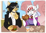 Rating: s
ID: 4037474
Date: 2023-05-07 02:10:14 -0400
Status: active
Score: 18
3_tails absurd_res alvh-omega amused anthro asian_clothing asian_mythology bell bell_collar beverage black_hair blissful brown_eyes burger canid canine canis choker claws clothed clothing collar collared_shirt coyote duo east_asian_clothing east_asian_mythology eating eating_food female food fox fox_spirit fur fur_markings hair hi_res highlights_(coloring) jacket jewelry male male/female mammal markings multi_tail multicolored_body multicolored_fur mythology naoko_(alvh-omega) necklace restaurant ruben_(djcoyoteguy) shirt spirit tail texas topwear two_tone_body two_tone_fur whataburger white_body white_fur white_hair yellow_body yellow_fur post #4037474