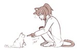 Rating: s
ID: 2577345
Date: 2021-01-18 19:16:40 -0500
Status: active
Score: 13
ambiguous_gender anthro cat_operator clothing domestic_cat duo felid feline felis feral hair lifewonders littlewaterrk live_a_hero mammal necktie ponytail protagonist_(live_a_hero) suit post #2577345
