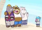 Rating: s
ID: 1836462
Date: 2019-04-05 20:11:05 -0400
Status: active
Score: 18
anthro ashigara_(tas) barguest_(tas) bear benten_(tas) black_bear brown_bear cartoon_network cellphone chloe_park clothing crossover electronics eyewear grizzly_(we_bare_bears) grizzly_bear grolar_bear group hi_res human hybrid ice_bear_(we_bare_bears) jambavan_(tas) lifewonders male mammal outside panda_(we_bare_bears) phone photo smartphone standing sunglasses tokyo_afterschool_summoners ursine we_bare_bears yo_bigbear post #1836462