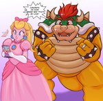 Rating: s
ID: 4670533
Date: 2024-03-20 22:51:42 -0400
Status: active
Score: 99
alternative_fashion anthro armwear blonde_hair blue_eyes bowser clothing crown dialogue dress duo elbow_gloves english_text female gloves hair handwear headgear hi_res hime_lolita horn human j-fashion koopa light_body light_skin lolita_(fashion) madam_stiletto male mammal mario_bros nintendo open_mouth open_smile princess_peach red_eyes red_hair scalie signature smile speech_bubble text wholesome post #4670533