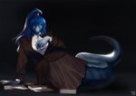 Rating: s
ID: 2443817
Date: 2020-10-11 13:59:38 -0400
Status: active
Score: 18
5_fingers absurd_res anthro apode blue_body blue_hair book breasts clothing draconcopode evokstudio fancy_clothing female fingers hair hi_res jecca_qua lamia legless non-mammal_breasts paper ponytail red_eyes reptile scalie serpentine snake solo split_form post #2443817