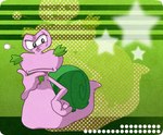 Rating: s
ID: 5666994
Date: 2025-06-25 14:24:50 -0400
Status: pending
Score: 0
anthro escargoon facial_hair gastropod goatee green_shell kirby:_right_back_at_ya! kirby_(series) kouhakugohan looking_at_viewer low_res male mature_anthro mature_male mollusk nintendo pattern_background purple_body screentone shell simple_background snail solo star thinking_pose y2k_(graphic_design) post #5666994