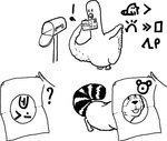 Rating: s
ID: 5307703
Date: 2025-01-14 15:51:34 -0500
Status: active
Score: 3
3_panel_comic absurd_res ambiguous_gender anthro avian bird cc-by columbid constructed_language creative_commons dialogue duo eye_contact feral hi_res humor jan_ke_tami kijetesantakalu_(kijetesantakalu_o) kijetesantakalu_o letter lipu_tenpo looking_at_another mailbox mammal monochrome pigeon procyonid raccoon semi-anthro simple_background sitelen_pona text toki_pona_text translated waso_(kijetesantakalu_o) wings post #5307703