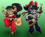 Rating: s
ID: 5549709
Date: 2025-05-04 23:45:57 -0400
Status: active
Score: 3
2014 anthro bat black_hair black_lips colored cosplay domestic_cat duo elizabeth_malmsteen felid feline felis female fire flintlock_pistol gradient_background green_eyes grey_body hair hand_on_hip harem_outfit jewelry kitty_katswell lips magic mammal midriff nickelodeon pirate_outfit pose purple_eyes risky_boots shaded shantae shantae_(series) shinragod simple_background smile standing t.u.f.f._puppy tan_body wayforward post #5549709