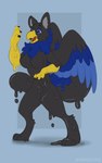 Rating: s
ID: 5645698
Date: 2025-06-16 05:22:18 -0400
Status: active
Score: 10
5:8 avian beak black_body blue_eyes feathered_wings feathers feet goo_transformation gryphon hi_res mid_transformation mythological_avian mythological_creature mythology solo symrea talon_hands talons toes toony transformation wings post #5645698