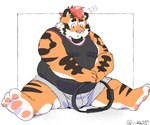 Rating: s
ID: 5180336
Date: 2024-11-13 20:03:15 -0500
Status: active
Score: 20
2024 anthro belly big_belly bottomwear bulge clothing felid hi_res inunoshippo kemono male mammal nintendo overweight overweight_male pantherine pink_nose ring_fit_adventure shirt shorts simple_background sitting solo tiger topwear post #5180336