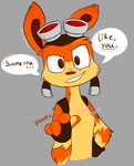 Rating: s
ID: 5331558
Date: 2025-01-26 09:14:36 -0500
Status: active
Score: 22
daxter dialogue eyewear eyewear_on_head goggles goggles_on_head jak_and_daxter looking_at_viewer male mammal mustelid najalatte naughty_dog ottsel solo sony_corporation sony_interactive_entertainment post #5331558