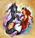 Rating: s
ID: 5620694
Date: 2025-06-04 13:44:48 -0400
Status: active
Score: 6
absurd_res arctic_fox blep canid canine domestic_cat duo eyewear felid feline felis feral fox fur glasses hi_res hybrid jumping male male/male mammal okami_style paws pounce red_fox solo striped_body striped_fur stripes tabby_cat tanos tattoo thehavanawolf tongue tongue_out true_fox zax_(zwalexan) post #5620694