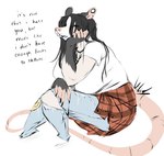 Rating: s
ID: 4861747
Date: 2024-06-18 08:45:14 -0400
Status: active
Score: 38
alternate_species american_opossum black_hair bottomwear clothing denim denim_bottomwear denim_clothing dialogue dullvivid ear_piercing english_text female flannel_shirt fur gauged_ear grey_body grey_fur hair half-closed_eyes hi_res jeans lara_ravencroft lisp mammal marsupial multicolored_body multicolored_fur narrowed_eyes pants piercing pink_body pink_skin shirt simple_background solo t-shirt tail teeth text tooth_gap topwear torn_bottomwear torn_clothing torn_jeans torn_pants two_tone_body two_tone_fur virginia_opossum white_background white_body white_fur post #4861747
