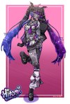 Rating: s
ID: 5029495
Date: 2024-09-04 09:35:41 -0400
Status: active
Score: 5
absolute_territory bat_wings black_body black_clothing black_footwear black_hair border bottomwear clothing english_text fake_wings female footwear goo_creature goo_humanoid gradient_background hair heart_eyes heart_symbol humanoid long_hair long_pigtails membrane_(anatomy) membranous_wings miniskirt morbidlycutecrunch pigtails pink_background purple_background purple_eyes purple_hair shadow simple_background skirt smile solo text twintails_(hairstyle) white_border white_bottomwear white_clothing white_skirt wings post #5029495