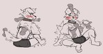 Rating: s
ID: 5049252
Date: 2024-09-14 04:22:38 -0400
Status: active
Score: 48
2024 anthro barefoot biped black_collar blush blush_lines bodily_fluids bottomwear bulge butt canid canine canis cheek_tuft clenched_teeth clothed clothing clothing_lift collar digital_media_(artwork) disembodied_hand domestic_dog eyebrows eyes_closed facial_tuft feet floppy_ears fur ghost_hand group headpat hi_res looking_at_viewer male mammal navel open_mouth petted_silly petting shirt shirt_lift shorts simple_background sitting slim_anthro slim_male snout solo_focus spot_color sweat sweatdrop tail tail_motion tailwag teeth toes topwear trio tuft white_background white_body white_fur winterfrost winterfrost_(winterfrost) post #5049252
