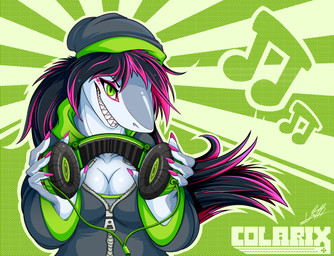 5_fingers anthro beanie black_hair breasts claws cleavage clothed clothing colarix colored_nails eyebrows eyelashes eyeshadow female fish green_eyes grey_skin hair hat headphones hoodie lapfox_trax looking_at_viewer makeup marine mayhem_(renard) multicolored_hair pink_hair shark sharp_teeth slit_pupils smile solo teeth two_tone_hair
Rating: Safe
Score: 12
User: snowblind
Date: June 27, 2017 5_fingers anthro beanie black_hair breasts claws cleavage clothed clothing colarix colored_nails eyebrows eyelashes eyeshadow female fish green_eyes grey_skin hair hat headphones hoodie lapfox_trax looking_at_viewer makeup marine mayhem_(renard) multicolored_hair pink_hair shark sharp_teeth slit_pupils smile solo teeth two_tone_hair
Rating: Safe
Score: 12
User: snowblind
Date: June 27, 2017