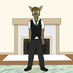 5_fingers anthro brown_fur brown_hair brown_nose canine clothed clothing dog fangs fireplace floor footwear full_portrait fully_clothed fur fuze green_eyes hair hi_res inside looking_at_viewer male mammal markings necktie pants shirt shoes short_hair standing suit waistcoat
Rating: Safe
Score: 0
User: slyroon
Date: August 20, 2017 5_fingers anthro brown_fur brown_hair brown_nose canine clothed clothing dog fangs fireplace floor footwear full_portrait fully_clothed fur fuze green_eyes hair hi_res inside looking_at_viewer male mammal markings necktie pants shirt shoes short_hair standing suit waistcoat
Rating: Safe
Score: 0
User: slyroon
Date: August 20, 2017
