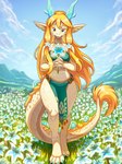 Rating: s
ID: 5568671
Date: 2025-05-13 05:14:17 -0400
Status: active
Score: 99
2025 anthro antlers blonde_hair blue_eyes bodily_fluids bottomwear breasts clothing digitigrade dragon eyebrows eyelashes feet female flower glistening glistening_body glistening_scales hair hi_res holding_flower holding_object horn liet4649 light_dragon_(totk) loincloth midriff mythological_creature mythological_scalie mythology nintendo outside plant scales scalie solo tail tail_tuft tears tears_of_the_kingdom the_legend_of_zelda topwear tube_top tuft white_body post #5568671