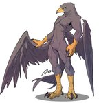 Rating: s
ID: 2541103
Date: 2020-12-24 00:15:45 -0500
Status: active
Score: 27
4_toes accipitrid accipitriform anisodactyl anthro athletic athletic_anthro athletic_male avian avian_feet bird black_body black_claws black_feathers claws eagle feathered_wings feathers feet full-length_portrait gomsin940 hi_res male portrait scales simple_background solo standing tan_(character) toes white_background wings yellow_body yellow_eyes yellow_scales post #2541103