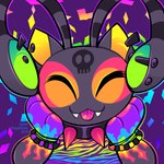 Rating: s
ID: 5593080
Date: 2025-05-23 16:03:29 -0400
Status: active
Score: 7
1:1 aisha_(neopets) ambiguous_anthro ambiguous_gender antennae_(anatomy) antennae_piercing anthro artist_name black_body black_collar black_ear_piercing black_ear_ring black_fur black_markings black_stripes blue_markings bust_portrait chotpot closed_smile collar colored digital_drawing_(artwork) digital_media_(artwork) ear_piercing ear_ring eyes_closed fan_character fangs flame_(marking) front_view fur fur_markings furgonomics furry-specific_piercing hand_pawpads handpaw hands_on_own_face icon light lighting markings mouth_closed multicolored_body multicolored_fur multicolored_markings multicolored_outline neopet_(species) neopets noseless orange_eyelids orange_inner_ear outline pawpads paws piercing pink_pawpads pink_tongue portrait purple_background purple_markings rainbow_markings rainbow_outline ring_piercing simple_background skull_(marking) smile solo sparklefur spiked_collar spikes striped_antennae stripes teeth text tongue trans_(lore) trans_man_(lore) yellow_markings zephyr_(chotpot) post #5593080