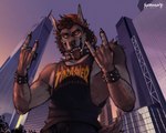 Rating: s
ID: 5576418
Date: 2025-05-16 12:00:06 -0400
Status: active
Score: 2
acidwuff anthro barbell_piercing beard black_bottomwear black_clothing black_topwear bottomwear bracelet brown_beard brown_body brown_facial_hair brown_fur brown_hair building canid canine circular_barbell_piercing clothed clothing collar eyebrow_piercing eyewear facial_hair facial_piercing fangs front_view fur glasses hair hi_res jewelry larry_(acidwuff) looking_at_viewer male mammal multiple_piercings nose_piercing open_mouth orange_eyes outside piercing pupils red_cap septum_circular_barbell septum_piercing skyscraper slit_pupils solo spiked_bracelet spiked_collar spikes teeth tongue tongue_out topwear white_body white_fur post #5576418