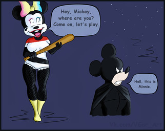 batman batman_(series) black_fur black_hair clothing crossover digital_media_(artwork) disney dress female fur hair harley_quinn mammal mickey_mouse minnie_mouse mouse rodent vylfgor
Rating: Safe
Score: -9
User: VylfGor
Date: April 18, 2018 batman batman_(series) black_fur black_hair clothing crossover digital_media_(artwork) disney dress female fur hair harley_quinn mammal mickey_mouse minnie_mouse mouse rodent vylfgor
Rating: Safe
Score: -9
User: VylfGor
Date: April 18, 2018