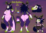 Rating: s
ID: 5590908
Date: 2025-05-22 14:48:25 -0400
Status: active
Score: 17
american_mythology anonymous_artist anthro antlers belly big_breasts big_butt black_sclera bone breasts butt canid canid_demon canine chibi color_swatch curvy_figure demon digital_media_(artwork) english_text female fur green_markings heart_pattern hellhound hi_res hooves horn indigenous_north_american_mythology long_tail long_tongue mammal mane markings mature_female model_sheet multicolored_body multicolored_fur mythological_canine mythological_creature mythology navel north_american_mythology overweight overweight_anthro overweight_female pink_markings procreate_(artwork) purple_body purple_mane runes skull skull_head skulldog_(species) slightly_chubby solo tail text thick_thighs tongue voluptuous wendigo zula_epsilon post #5590908