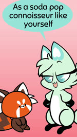 Rating: s
ID: 3484756
Date: 2022-08-03 14:07:10 -0400
Status: active
Score: 209
9:16 ailurid animated anthro arctic_fox beverage bottle brown_body canid canine chikn_nuggit codd-neck_bottle container dialogue duo english_text female feral fox fur hi_res japanese_text kyrakupetsky light_body light_fur lying lying_on_another male mammal markings official_art ramune red_panda short_playtime simple_background slushi_(chikn_nuggit) sody_pop_(chikn_nuggit) sound speech_bubble tail tail_markings text true_fox voice_acted webm young post #3484756