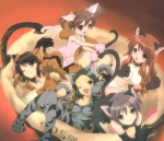 Rating: s
ID: 88251
Date: 2010-08-08 05:43:01 -0400
Status: active
Score: 12
2007 animal_humanoid basket bell cat_humanoid claws clothed clothing collar container domestic_cat fangs felid felid_humanoid feline feline_humanoid felis female group hair haruhi_suzumiya hi_res humanoid ikeda_shouko japanese_text kyon's_sister kyon_no_imouto long_hair mammal mammal_humanoid mikuru_asahina one_eye_closed open_mouth pawpads paws ribbons scan shopped short_hair skimpy slave tail teeth text the_melancholy_of_haruhi_suzumiya third-party_edit tongue toy translated tsuruya wink yuki_nagato post #88251
