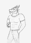 Rating: s
ID: 5611136
Date: 2025-05-31 08:09:08 -0400
Status: active
Score: 0
anthro armor bottomwear closed_smile clothed clothing crazydrak dragon headgear helmet holding_armor holding_headgear holding_helmet holding_object horn male monochrome mouth_closed muscular muscular_anthro muscular_male mythological_creature mythological_scalie mythology narrowed_eyes pants portrait scalie shirt simple_background sketch smile solo standing t-shirt three-quarter_portrait topwear post #5611136