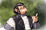 Rating: s
ID: 5659361
Date: 2025-06-21 23:49:39 -0400
Status: pending
Score: -1
2025 5_fingers brown_eyes clarence_(redustheriotact) clock clothing digit_ring eyewear facial_hair finger_ring fingers fur gesture glasses grey_body grey_fur greying_hair hair hand_gesture haplorhine hi_res jewelry leather leather_clothing leather_topwear leather_vest male mammal mature_male monkey one_eye_closed pointing primate rectangular_glasses redustheriotact shirt short_hair sideburns simple_background smile solo soul_patch t-shirt topwear vest watch wink wristwatch post #5659361