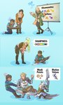 Rating: s
ID: 5611347
Date: 2025-05-31 10:44:47 -0400
Status: active
Score: 15
absurd_res alma_(monster_hunter) ambiguous_gender annoyed anthro armor athos_(monster_hunter_wilds) big_sword bodily_fluids boots capcom cape clothing comic cross-popping_vein crouching dialogue english_text erik_(monster_hunter) facial_scar felid felyne female footwear gameplay_mechanics gemma_(monster_hunter_wilds) group hair happy hi_res human jacket kneeling lynian male mammal melee_weapon messy_hair monster_hunter nata_(monster_hunter) not_furry_focus olivia_(monster_hunter) palico ponytail sb_torchic scar shoes simple_background sitting socks speech_bubble standing sweat sweatdrop sword text toeless_footwear tools topwear weapon post #5611347