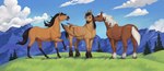 Rating: s
ID: 2755229
Date: 2021-05-25 14:41:04 -0400
Status: active
Score: 104
alpha_(horsyaround) conditional_dnp dreamworks epona_(tloz) equid equine female feral group heterochromia hi_res horse jotun22 male mammal nintendo spirit:_stallion_of_the_cimarron spirit_(cimarron) the_legend_of_zelda post #2755229