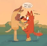 Rating: s
ID: 5136837
Date: 2024-10-24 17:55:45 -0400
Status: active
Score: 52
2024 adolescent adolescent_on_adolescent anthro australian_kelpie bat_(object) black_eyes bluey_(series) blush bodily_fluids braces brown_body brown_ears brown_fur brown_hair brown_nose brown_tail canid canine canis cricket_bat digger_(bluey) digital_media_(artwork) domestic_dog duo english_text exclamation_point eyes_closed face_to_face flustered fur gay_panic grass great_dane hair hand_on_shoulder happy herding_dog hi_res holding_object love male male/male mammal mastiff molosser motion_lines multicolored_body multicolored_fur on_grass orange_body orange_fur outside pastoral_dog plant red_body red_fur red_hair red_tail romantic romantic_couple shaibey sheepdog side_view smile speech_bubble standing sweat tail tail_motion tailwag teeth text tiny_c_(bluey) tongue two_tone_body two_tone_fur young young_anthro young_male young_on_young post #5136837