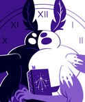 Rating: s
ID: 5189770
Date: 2024-11-18 09:20:33 -0500
Status: active
Score: 12
2023 4_arms 4_eyes 4_fingers analog_clock antennae_(anatomy) anthro arthropod book clock constellation deity fingers fur hi_res holding_book holding_object insect lepidopteran male male_(lore) minimal_color minimalism minimalist minimalistic moth multi_arm multi_eye multi_limb nude pengsong_(ilyaiii) portrait purple_antennae purple_arms purple_eyes roman_numeral shadow solo space star wasteroforange white_body white_fur white_head post #5189770