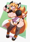 Rating: s
ID: 3914351
Date: 2023-03-07 12:57:29 -0500
Status: active
Score: 32
2023 animal_humanoid bangs big_breasts big_tail black_clothing black_footwear black_legwear black_thigh_highs blonde_hair blue_eyes blush breasts chalo cleavage clothed clothing curvy_figure dress ears_up female footwear gesture glistening glistening_body glistening_hair glistening_skin green_background hair hand_gesture hand_on_hip hat headgear headwear hi_res humanoid legwear long_hair looking_at_viewer one_eye_closed open_mouth puffy_sleeves sandy_(disambiguation) simple_background solo species_request standing tail teeth thick_thighs thigh_highs v_sign white_background white_clothing white_dress wide_hips wink post #3914351
