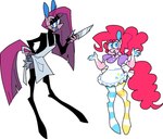 Rating: s
ID: 5453894
Date: 2025-03-24 15:46:38 -0400
Status: active
Score: 8
2023 anthro apron blue_eyes bottomwear btascandalist clothing curly_hair duo equid equine female friendship_is_magic hair hand_on_hip happy hasbro holding_knife holding_object horse knife legwear mammal my_little_pony pattern_clothing pattern_legwear pattern_thigh_highs pink_body pink_hair pinkamena_(mlp) pinkie_pie_(mlp) pony poofy_hair shorts simple_background skinny slim standing straight_hair striped_clothing striped_legwear striped_thigh_highs stripes sweater thigh_highs topwear white_background post #5453894