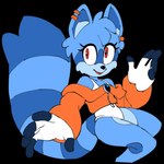 Rating: s
ID: 5638186
Date: 2025-06-12 18:18:11 -0400
Status: pending
Score: 5
anthro bare_shoulders big_tail black_nose blue_body blue_ears blue_fur blue_hair blue_hands blue_tail clothed clothed_anthro clothing eyebrows eyelashes female female_anthro fingers fluffy fluffy_tail fur hair handwear hi_res huge_tail looking_at_viewer mammal markings procyonid raccoon ravrous ring_(marking) ringed_tail solo striped_markings striped_tail stripes tail tail_markings tail_motion tailwag tuft two_tone_tail post #5638186