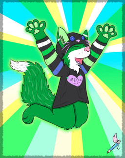 :3 anthro canine cat clothing corvus_the_cat feline fox fur green_fur happy hi_res hoodie hybrid jumping kiba_spiritstone mammal smile white_fur
Rating: Safe
Score: 0
User: CorvusTheCat
Date: August 18, 2017 :3 anthro canine cat clothing corvus_the_cat feline fox fur green_fur happy hi_res hoodie hybrid jumping kiba_spiritstone mammal smile white_fur
Rating: Safe
Score: 0
User: CorvusTheCat
Date: August 18, 2017