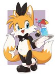 Rating: s
ID: 4079315
Date: 2023-05-29 00:52:03 -0400
Status: active
Score: 178
alcohol anthro beverage black_bow_tie black_clothing black_legwear black_stockings blue_eyes blush bow_tie butler canid canine clothing cocktail costume cuffs_(clothing) cute_fangs dipstick_tail drinking_straw fangs featureless_crotch footwear fox fur glass gloves handwear heart_symbol inner_ear_fluff legwear lemon_slice male mammal manmosu_marimo markings miles_prower multicolored_body multicolored_fur on_one_leg open_mouth open_smile reverse_bunny_costume sega shoes sleeves smile solo sonic_the_hedgehog_(series) standing stockings tail tail_markings teeth tuft two_tone_body two_tone_fur waiter white_body white_fur yellow_body yellow_fur young young_anthro young_male post #4079315
