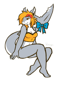 alodiel_krahselasmobranchii anthro black_sclera breasts clothed clothing crop_top female fish hair looking_at_viewer marine multicolored_hair orange_eyes orange_hair pachimogu ribbons shark shirt side_view sitting smile solo two_tone_hair underwear
Rating: Safe
Score: 9
User: Custom_Ink
Date: May 24, 2018 alodiel_krahselasmobranchii anthro black_sclera breasts clothed clothing crop_top female fish hair looking_at_viewer marine multicolored_hair orange_eyes orange_hair pachimogu ribbons shark shirt side_view sitting smile solo two_tone_hair underwear
Rating: Safe
Score: 9
User: Custom_Ink
Date: May 24, 2018
