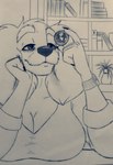 Rating: s
ID: 3419778
Date: 2022-06-30 07:29:19 -0400
Status: active
Score: 18
anthro big_breasts book breasts bredlaybagordh canid canine canis clock clothed clothing domestic_dog female floppy_ears giga hand_on_chin hi_res macro mammal monochrome olannah planet plant sepia shrunken_object shrunken_planet solo traditional_media_(artwork) watch wristwatch post #3419778