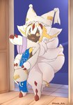 Rating: s
ID: 3669109
Date: 2022-11-03 20:28:41 -0400
Status: active
Score: 79
2022 4_arms accessory amber_eyes ambiguous_gender animal_humanoid arthropod arthropod_humanoid bag bell biped blonde_hair blue_clothing blue_tabard brown_body brown_skin claws clothed clothing colored container cosplay crossover crossover_cosplay dark_body dark_skin detailed_background digital_media_(artwork) door doorway dress faputa finger_claws fluffy fluffy_tail front_view full-length_portrait fur furgonomics hair halloween happy hi_res holding_bag holding_container holding_object holidays humanoid inside made_in_abyss mammal monotone_body monotone_fur monotone_tail multi_arm multi_limb multi_tail multicolored_hair nade narehate night ofuda open_mouth open_smile paper_seal portrait pupils ran_yakumo red_claws ringed_eyes shaded sky smile solo standing tabard tail tail_accessory tail_bell talisman teeth three-quarter_view touhou trick-or-treating two_tone_hair white_body white_clothing white_dress white_ears white_fur white_hair white_pupils white_tail yellow_eyes yellow_inner_ear post #3669109