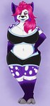 Rating: s
ID: 5155326
Date: 2024-11-01 23:47:15 -0400
Status: active
Score: 4
2022 450angeldragons anthro artist_name bent_arm big_breasts black_eyebrows black_markings blue_markings blue_tongue breasts canid canine canis cheek_tuft cleavage clothed clothed_anthro clothed_female clothing cloven_hooves colored curvy_figure dated deer digital_drawing_(artwork) digital_media_(artwork) domestic_dog english_description eyebrows eyelashes facial_tuft fangs female front_view fur fur_markings furrowed_brow furrowed_eyebrows grey_hooves hair hair_on_shoulder hand_behind_back hand_on_hip hi_res hooves husky hybrid kathrin_engel long_hair mammal markings multicolored_body multicolored_fur navel nordic_sled_dog outline pink_eyes pink_hair purple_background purple_body purple_fur purple_outline shaded simple_background solo spitz spots spotted_body spotted_fur standing teeth text tongue tuft white_body white_breasts white_fur white_spots post #5155326