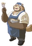 Rating: s
ID: 5652176
Date: 2025-06-18 21:10:17 -0400
Status: active
Score: 2
2025 anthro apron bottomwear brown_body canid canine clothing green_eyes hi_res hon55728 humanoid_hands kemono male mammal open_mouth overweight overweight_male pants raccoon_dog shirt simple_background solo tanuki topwear white_background post #5652176