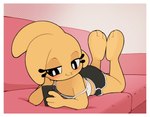 Rating: s
ID: 5633038
Date: 2025-06-10 13:43:16 -0400
Status: active
Score: 13
2025 3_toes 4_fingers alternate_version_at_source anthro athletic_wear black_bottomwear black_clothing black_eyes black_gym_shorts blush blush_lines bonita_(gaturo) border bottomwear clothing conditional_dnp digital_media_(artwork) electronics eyelashes feet female female_anthro fingers fur furniture gaturo gym_bottomwear gym_shorts hand_on_cheek hand_on_own_cheek hi_res lagomorph leporid looking_at_object looking_at_phone lying mammal narrowed_eyes on_front on_sofa phone pink_sofa pupils rabbit red_blush scut_tail shaded shirt short_tail shorts smile smirk sofa solo tail tank_top toes topwear white_border white_clothing white_pupils white_shirt white_tank_top white_topwear yellow_body yellow_ears yellow_fur yellow_tail post #5633038