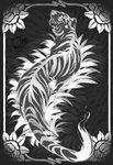 Rating: s
ID: 5286336
Date: 2025-01-04 12:47:49 -0500
Status: active
Score: 7
ambiguous_gender artist_logo black_border border dark_fog emit_dark_fog felid feral flower fog fur glowing glowing_body glowing_eyes grass greyscale hi_res logo mammal monochrome pantherine plant shark_governor solo striped_body striped_fur stripes tiger white_stripes post #5286336