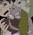 Rating: s
ID: 5412496
Date: 2025-03-04 19:29:44 -0500
Status: active
Score: 11
anthro bandai_namco berrysaladberry bite biting_another black_hair brown_body brown_fur digimon digimon_(species) digimon_survive duo eyewear fur glasses hair human humor lopmon lopmon_(survive) male mammal shuuji_kayama size_difference post #5412496