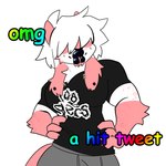 Rating: s
ID: 5621575
Date: 2025-06-04 22:15:25 -0400
Status: active
Score: 4
alternative_fashion anthro big_pecs black_lips bottomwear clothing ear_piercing ear_ring emo facial_piercing fur grey_sweatpants hair hair_over_eyes hands_on_hips humor lip_piercing lip_ring lips male mammal meme midnite_fsnax pants pecs piercing pink_body pink_fur ring_piercing rox_(midnite_fsnax) shirt silly simple_background solo sweatpants thick_lips topwear trans_(lore) trans_man_(lore) white_background white_body white_fur white_hair post #5621575