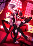 Rating: s
ID: 5648050
Date: 2025-06-17 05:48:13 -0400
Status: active
Score: 23
angel_dust anthro arachnid arthropod artist_name black_body black_bottomwear black_clothing black_fur black_legwear black_pants black_sclera bloominglynx bottomwear chest_tuft clothing duo felid fur hazbin_hotel hi_res humanoid husk_(hazbin_hotel) legwear male mammal no_pupils open_mouth pants pink_clothing pink_topwear red_eyes spider standing text topwear tuft white_body white_fur yellow_eyes yellow_sclera post #5648050