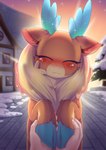 Rating: s
ID: 4870767
Date: 2024-06-22 12:49:52 -0400
Status: active
Score: 80
2024 absurd_res abyssalrabbit ambiguous_gender ambiguous_pov antlers blue_antlers blue_hooves blush blush_lines brown_body brown_fur cloven_hooves daww deer detailed_background digital_drawing_(artwork) digital_media_(artwork) duo eyes_closed female feral first_person_view fur hi_res holding_hooves hooves horn human humanoid_hands mammal multicolored_body multicolored_fur new_world_deer outside reindeer snow solo_focus tan_body tan_fur them's_fightin'_herds two_tone_body two_tone_fur velvet_reindeer_(tfh) post #4870767